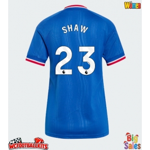 Manchester United Luke Shaw #23 Replica Away Stadium Shirt for Women 2026-27 Short Sleeve